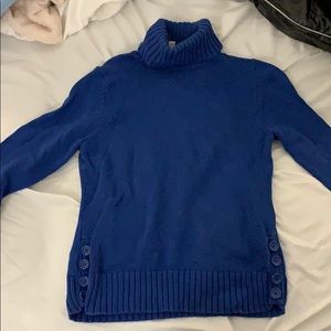 Blue turtle Neck